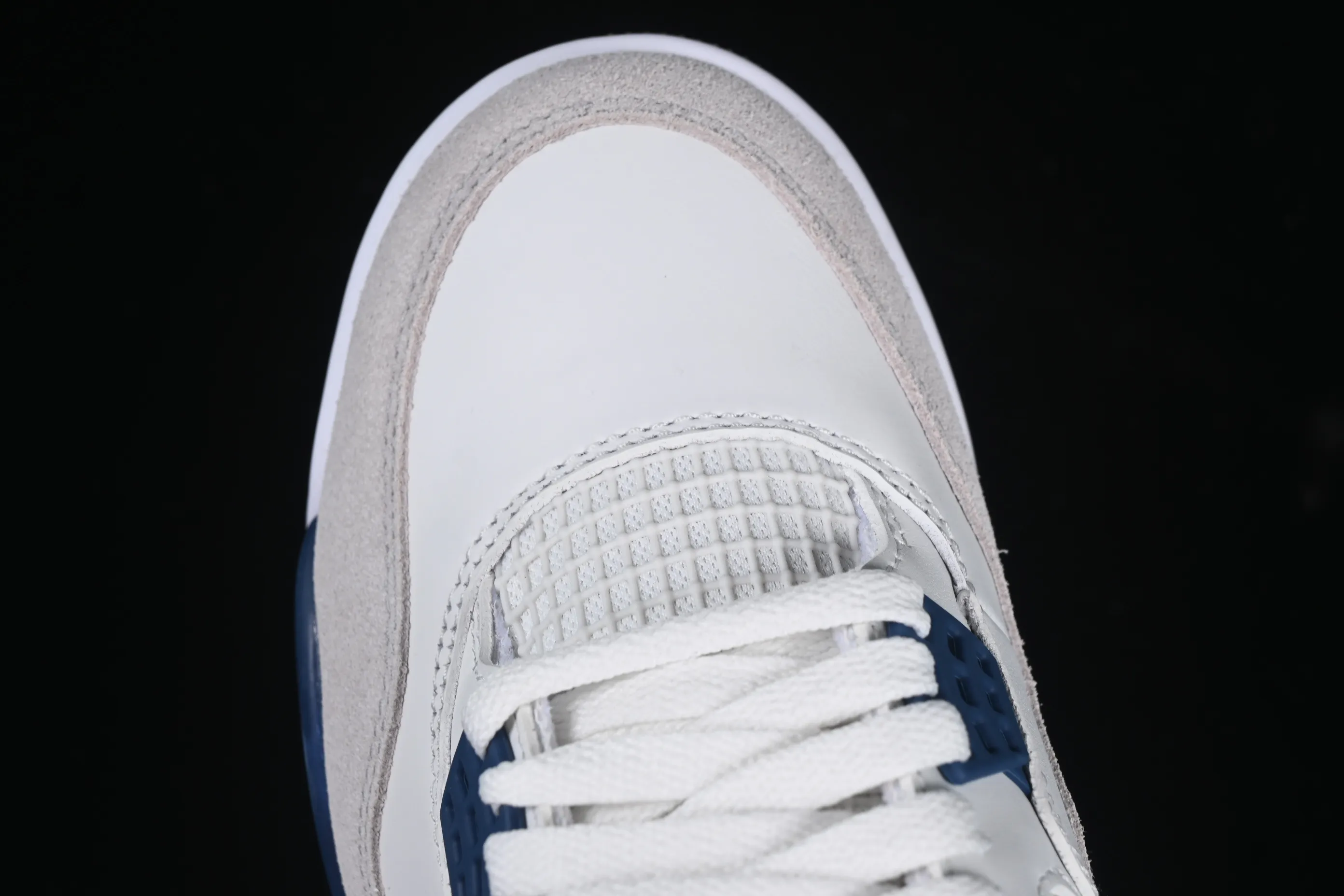 All categories Air Jordan Jordan series basketball shoes Air Jordan 4 GX foreign trade version Nk SB x Air Jordan 4 "Navy" AJ4 Joe 4 joint white and blue DR5415-100